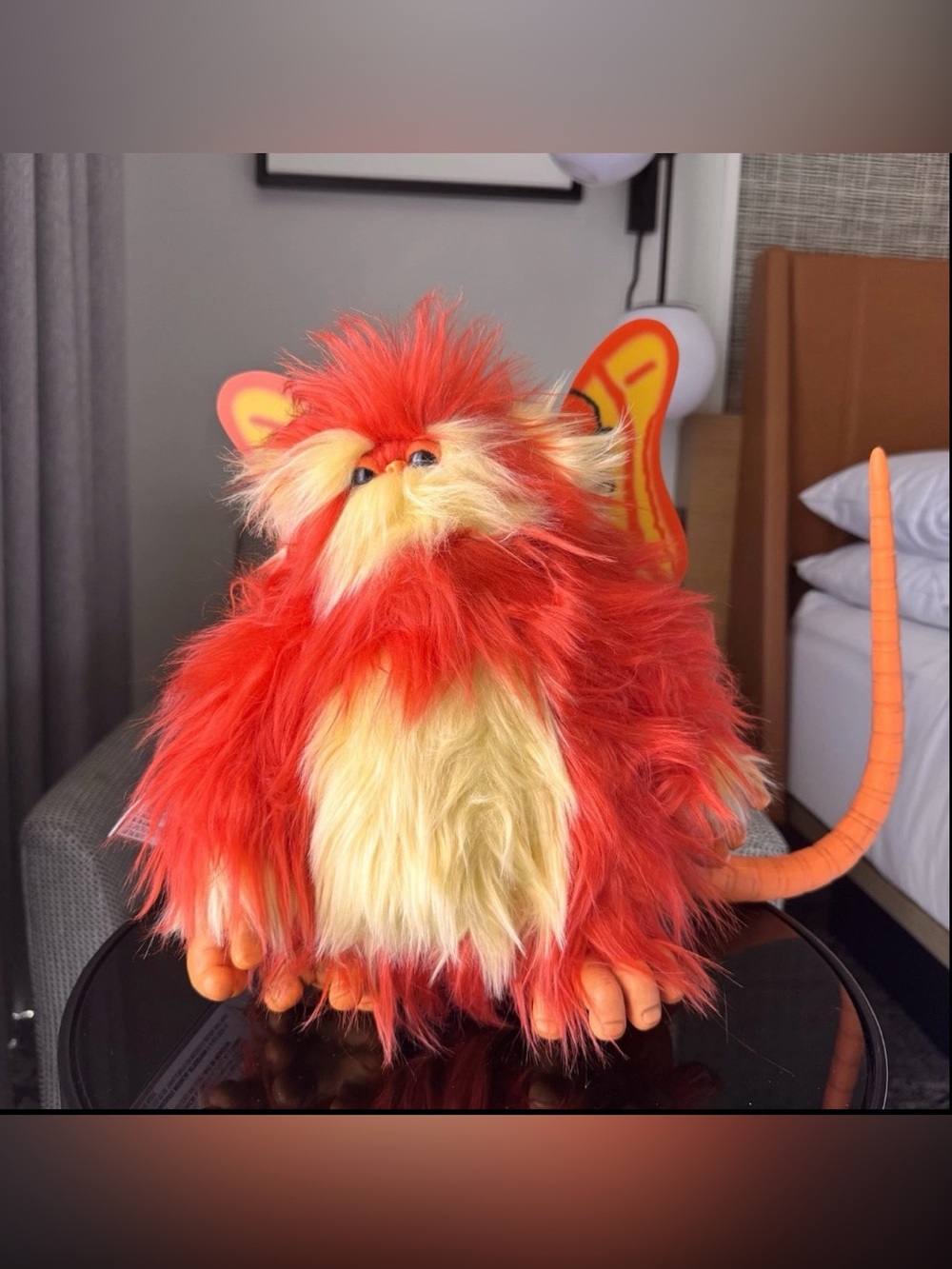 Disney Captain EO Fuzzball Fuzz Ball Interactive Plush D23 Ultimate Fan Event